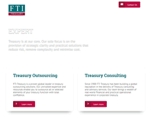 Tablet Screenshot of ftitreasury.com